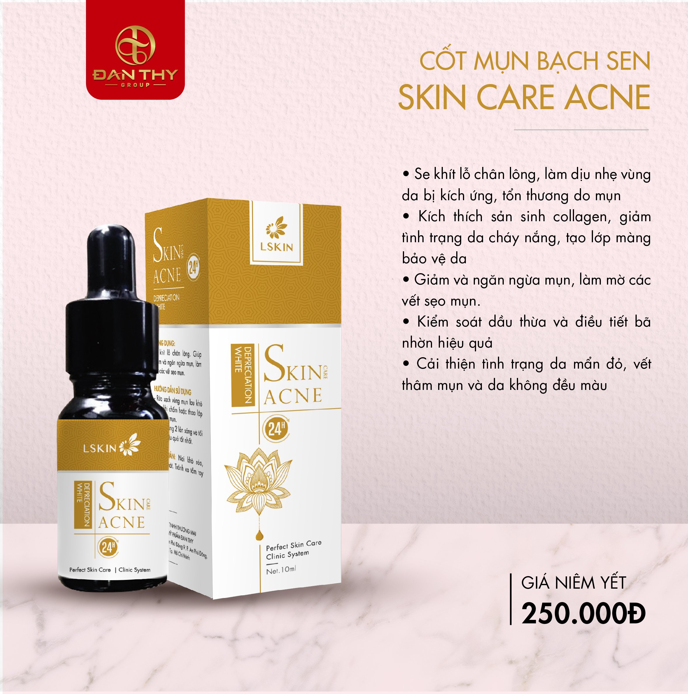 Cốt mụn Bạch Sen - Skin Care Acne