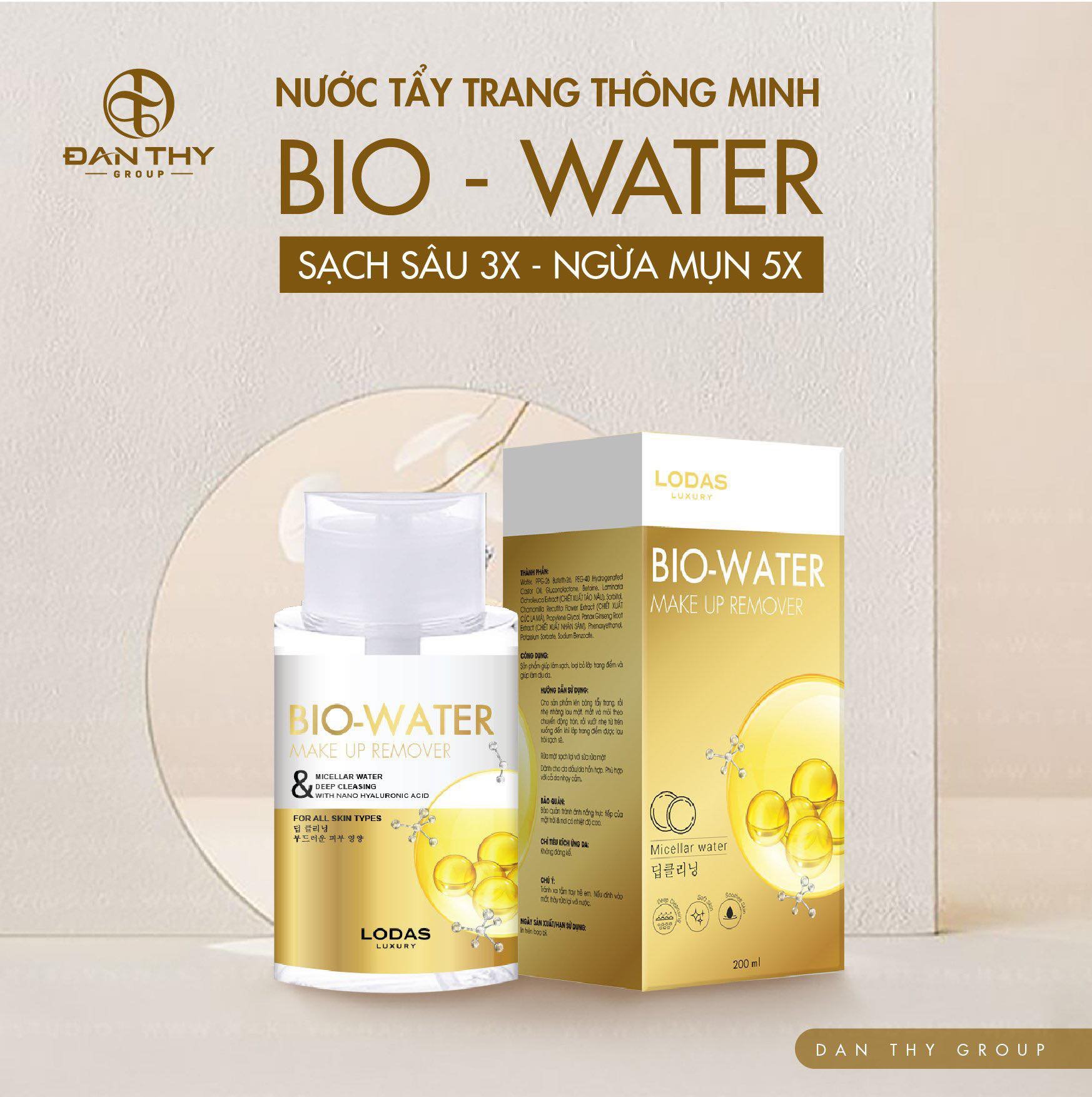 Tẩy trang đa tầng Bio - Water