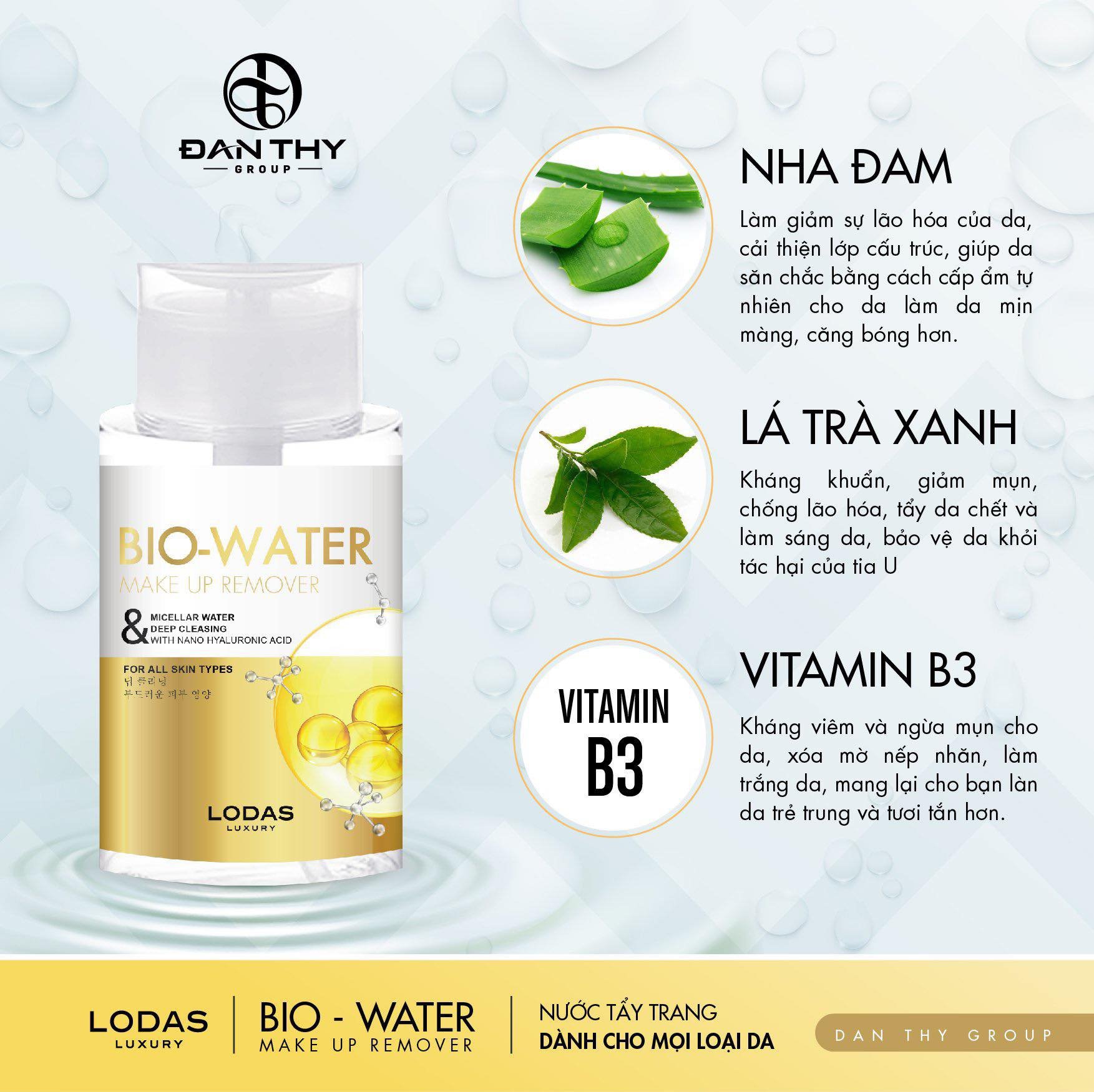 Tẩy trang đa tầng Bio - Water