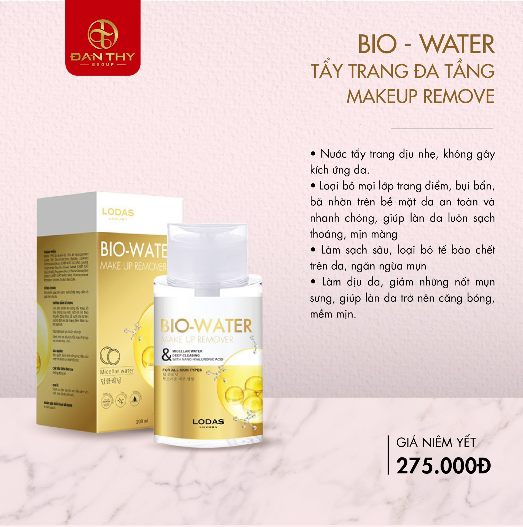 Tẩy trang đa tầng Bio - Water