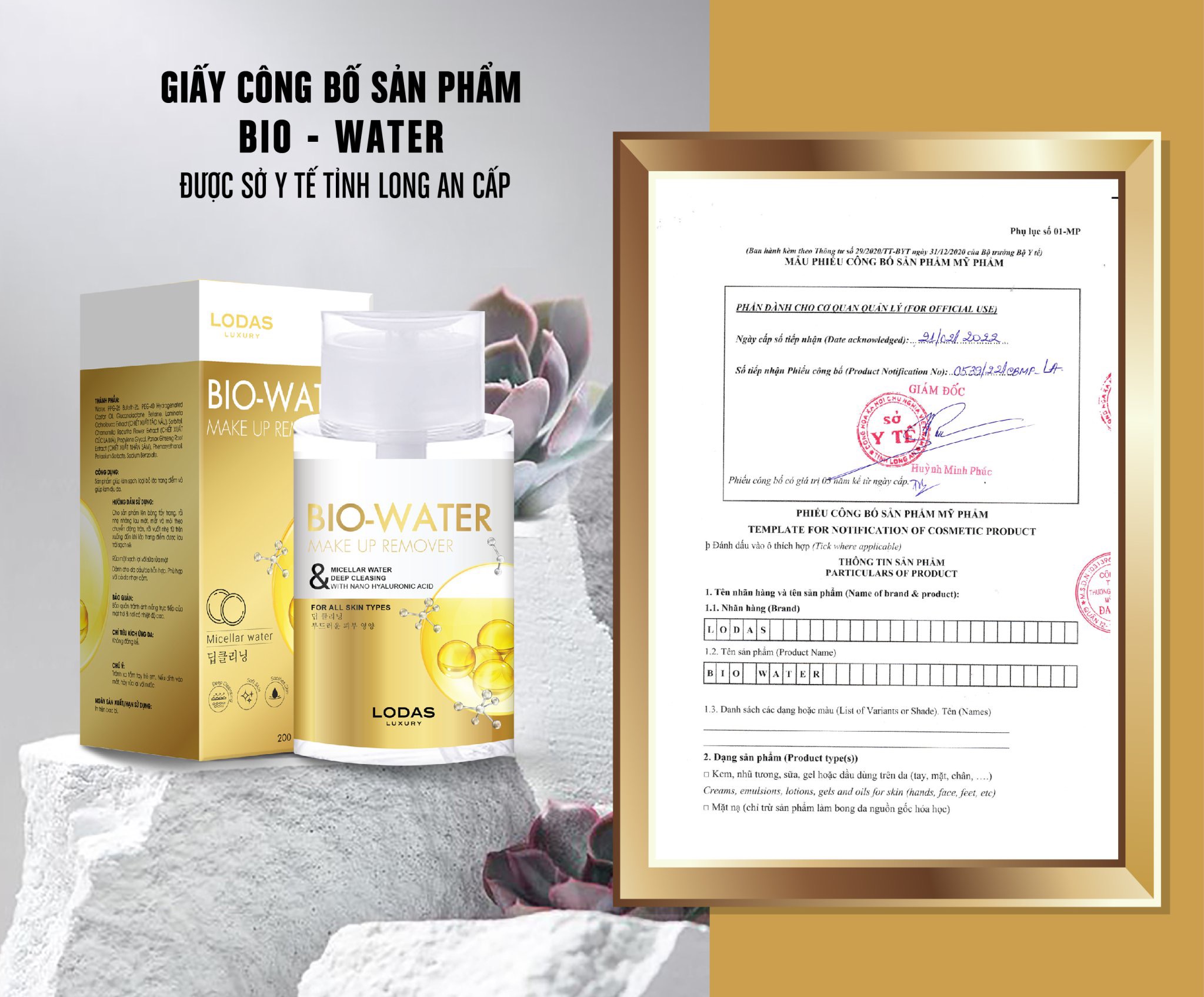 Tẩy trang đa tầng Bio - Water